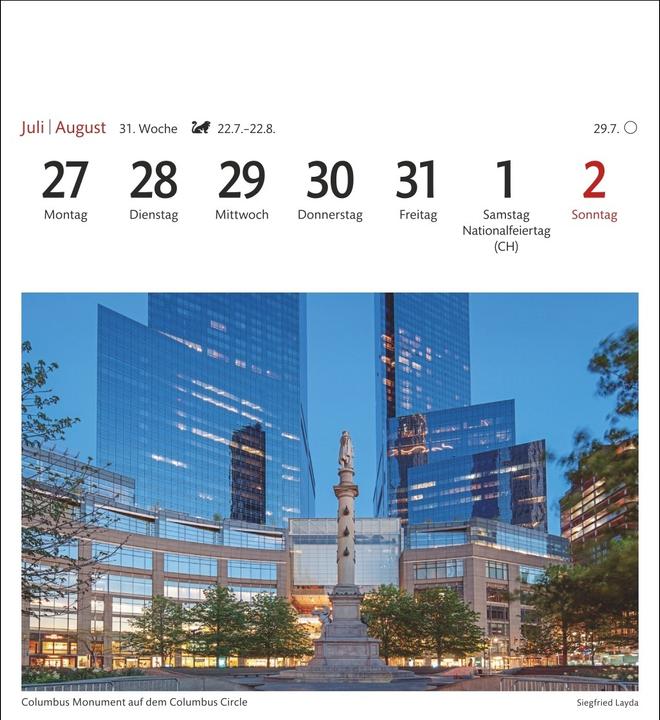 Actual product image Harenberg New York Sehnsuchtskalender 2026 - Wochenkalender mit 53 Postkarten (German)