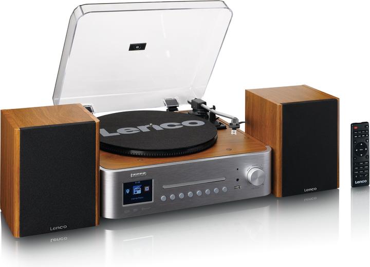 Productafbeelding Lenco MC-660WDSI - Hifi-set met internet, DAB+ en FM-radio - Zwart (WiFi, Bluetooth, 2x 20 W)
