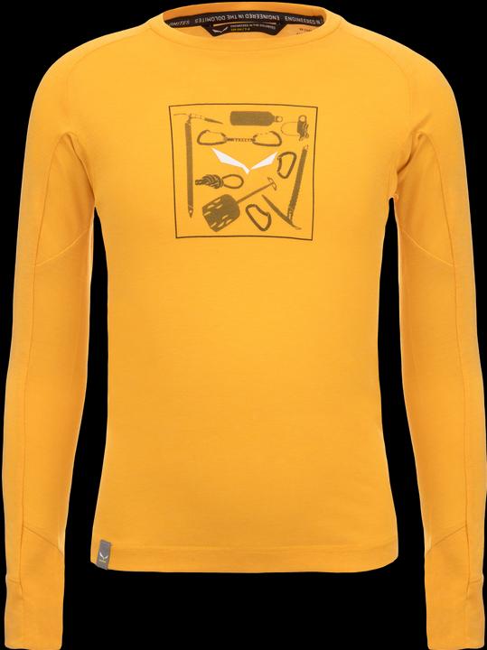 Actual product image Salewa Kid's Pure Graphic Dry L/S Tee (104)