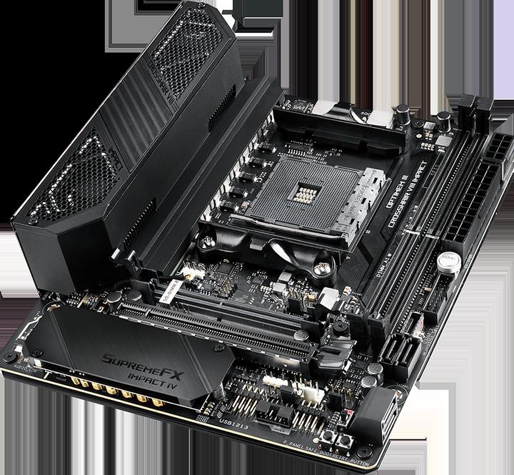 Produktbild ASUS ROG Crosshair VIII Impact (AM4, AMD X570, Mini-DTX)