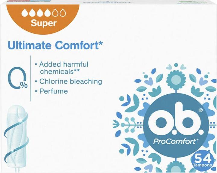 Actual product image o.b. PROCOMFORT SUPER tampón 54 u (54 x)