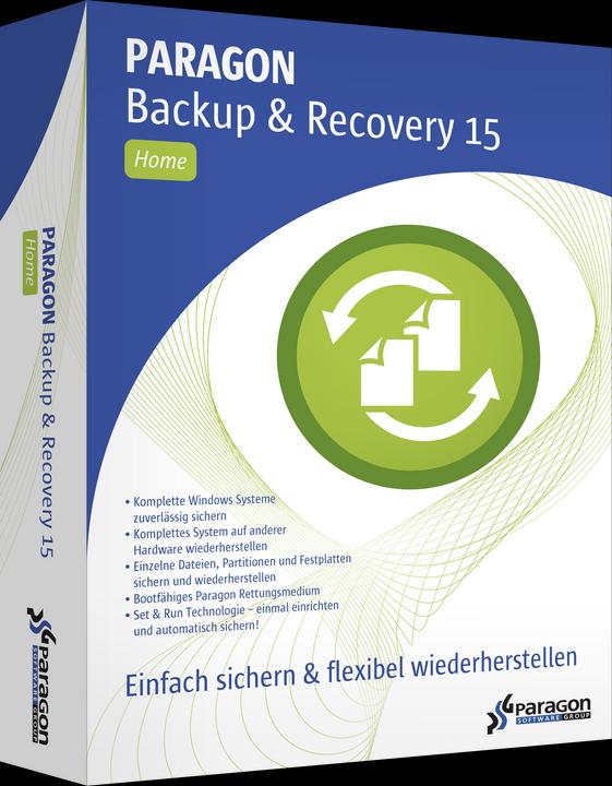 Produktbild Avanquest Paragon Backup &Recovery 15 Home