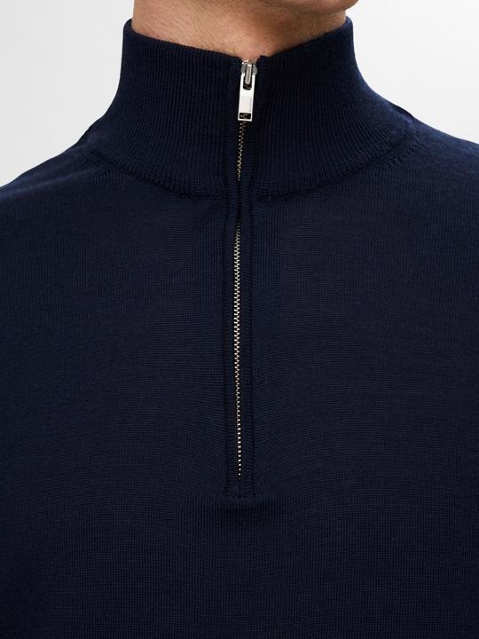 Image du produit Selected Homme Slhtray Ls Knit Merino Half Zip Noos (S)