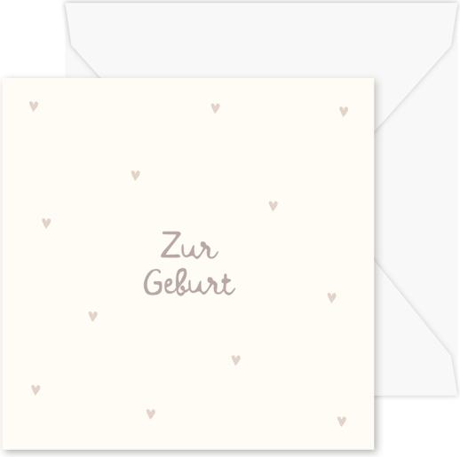 Produktbild Pop-Up Karte - Zur Geburt Kinderbettchen
