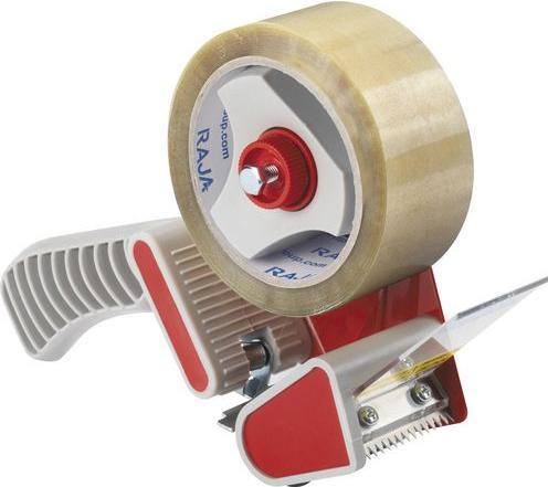 Actual product image Raja Tape dispenser H11CP Red Metal, plastic