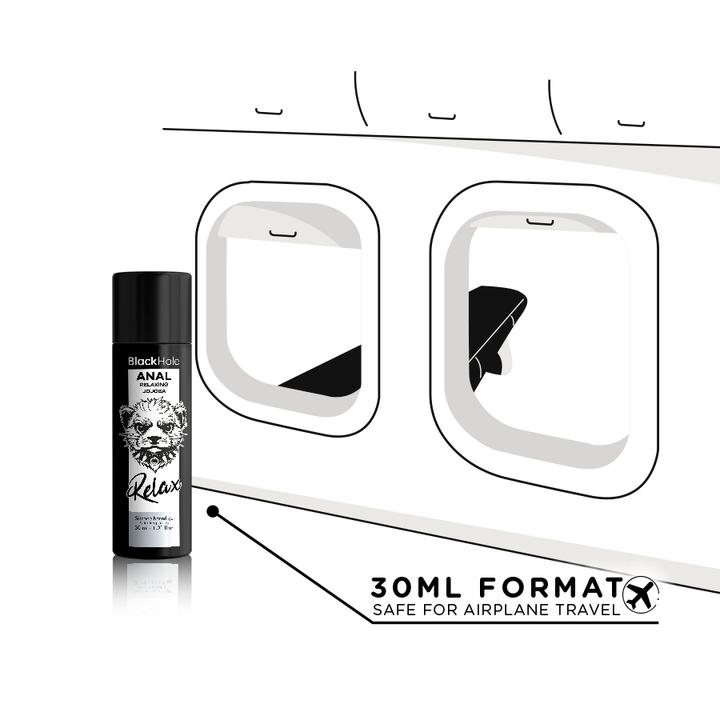 Actual product image - SCHWARZE LOCH-GEL-SILIKON-BASIS-ANAL-DILATION 30 ML (30 ml)