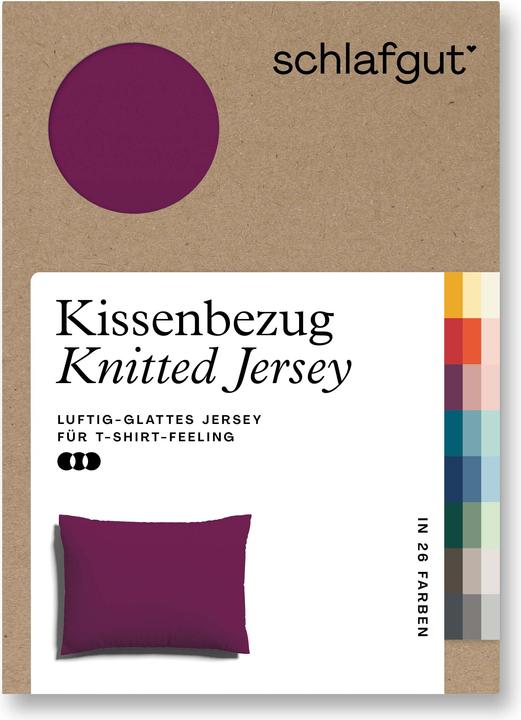 Produktbild schlafgut Knitted Jersey (Duvetbezug, 70 x 90 cm)