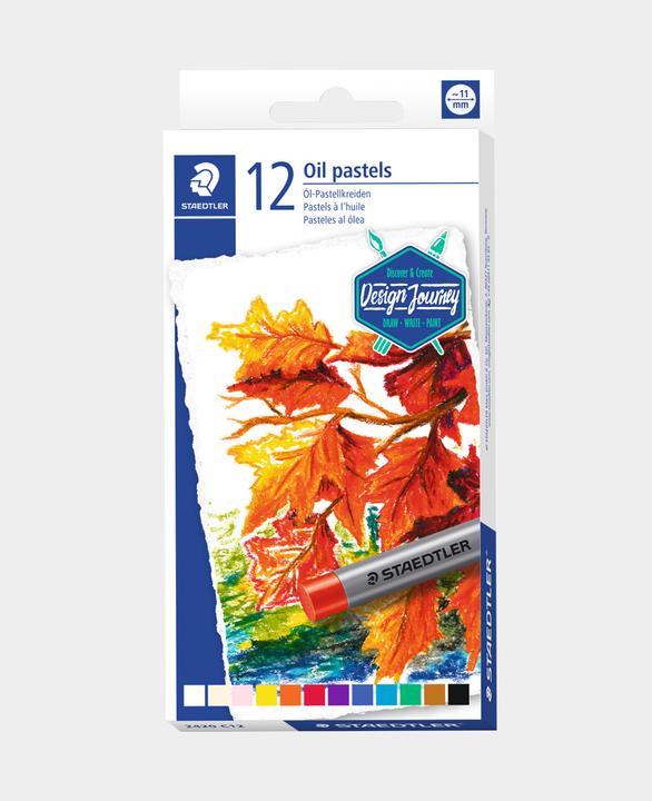 Produktbild Staedtler 2420 Öl-Pastellkreide Kartonetui mit 12 Stück, sortiert (Sortiert, 1 x)