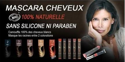 K pour Karité Hair Mascara (Dunkles kastanienbraunes Haar)