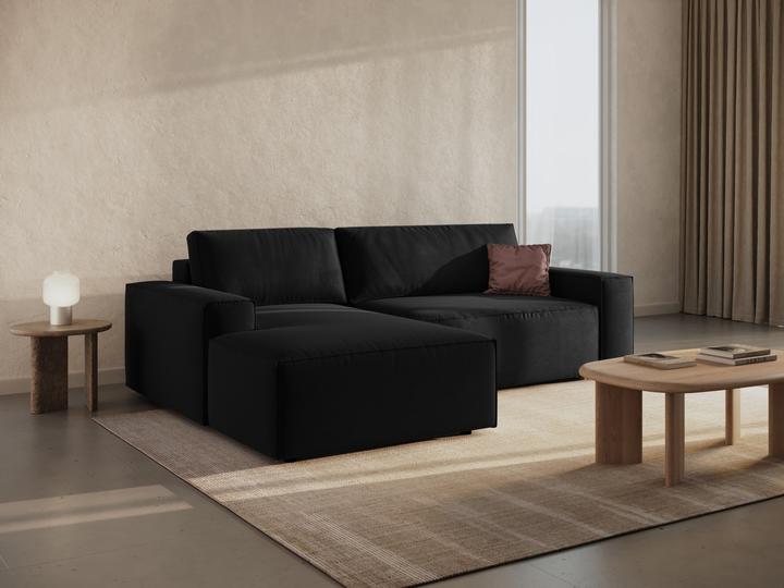Actual product image Micadoni Left Corner Sofa With Bed Function And Box, "Jodie", 3 Seats, 246x151x86 Made in Europe (Corner sofa)