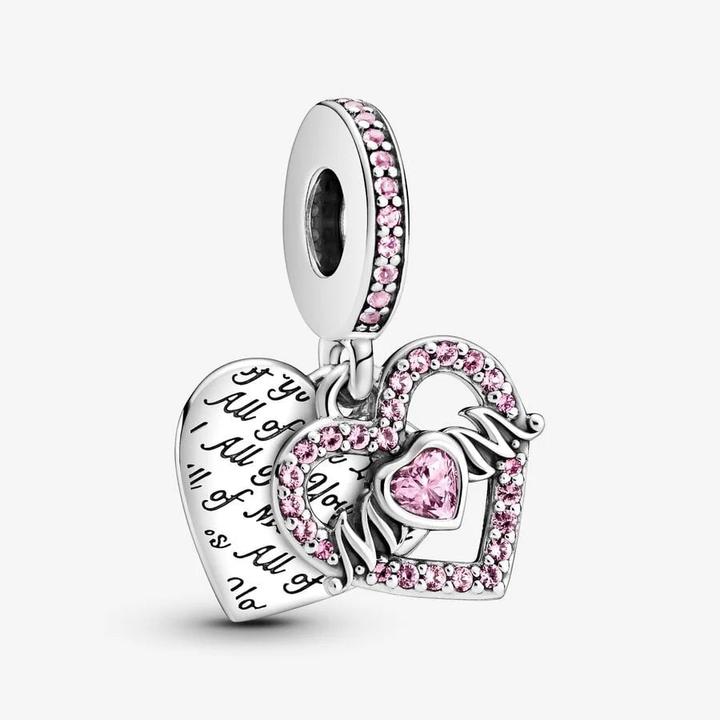 Immagine prodotto Pandora Ciondolo a forma di cuore e mamma (Con pietra/e, Argento 925)
