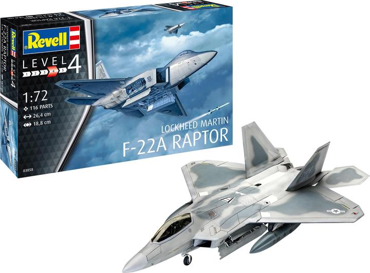 Actual product image Revell Lockheed Martin F-22A Raptor