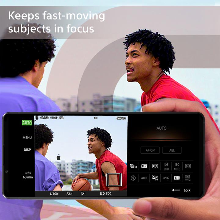 Actual product image Sony Xperia 5 IV (128 GB, Black, 6.10", SIM + eSIM, 12 Mpx, 5G)