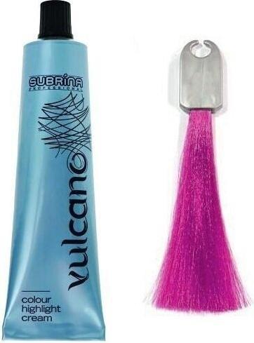 Actual product image Subrina Professional Vulcano Permanent Hair Dye Fuchsia - 60 Ml (Fuchsia)