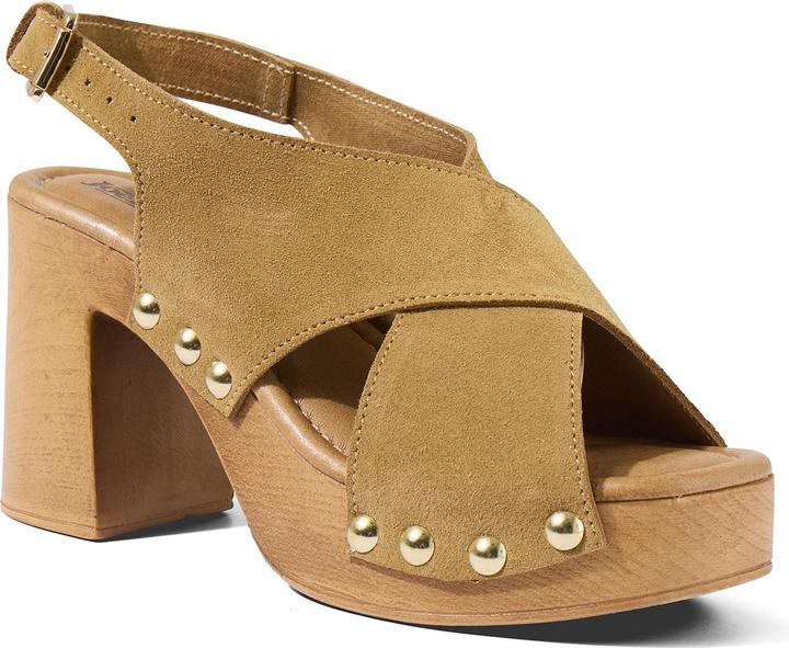 Actual product image Joe Browns Wooden Heel Suede Shoes (38)