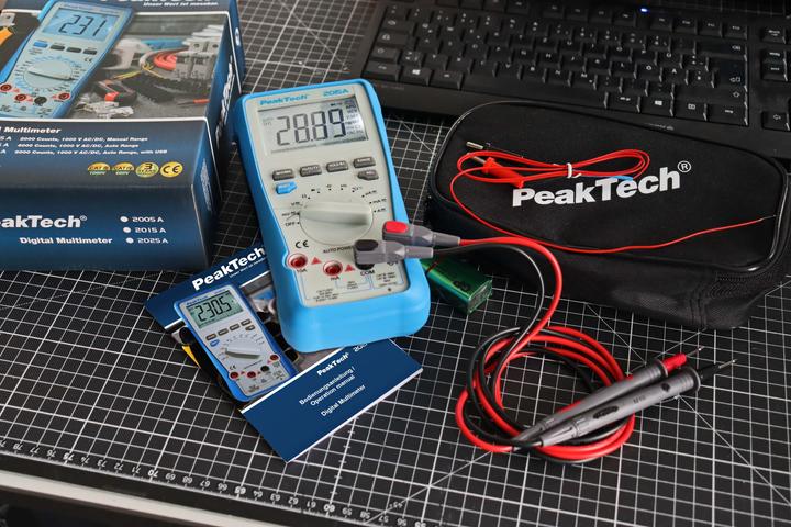 Actual product image Peaktech P 2015 A True RMS digital multimeter (CAT III 1000V, CAT IV 600V)