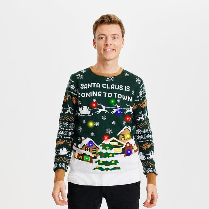 Immagine prodotto Christmas Sweats Babbo Natale sta arrivando in città (XL, XXL)