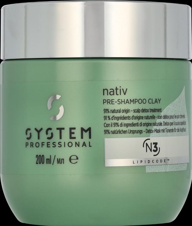 Image du produit System Professional Natif - Pré-Shampooing Clay (200 ml, Shampoing liquide)