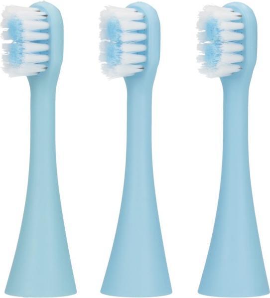 Infly T04B/T04X Azul | cabeza de cepillo de dientes | 3 paquetes (3 x)