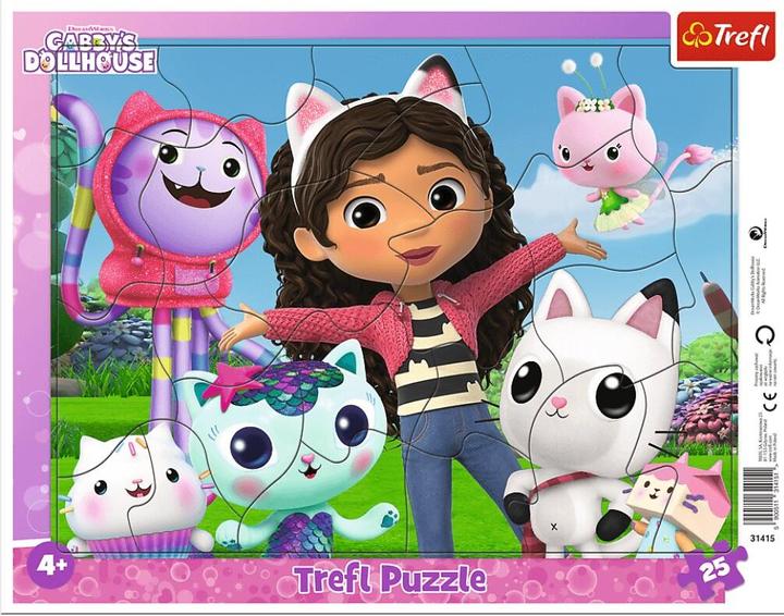 Produktbild Trefl Puzzle 25 Rahmenelemente treffen Gabi (25 Teile)