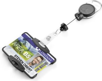 Image du produit Durable Porte-badges pour 1 badge d'entreprise/de sécurité avec clip Extra Strong