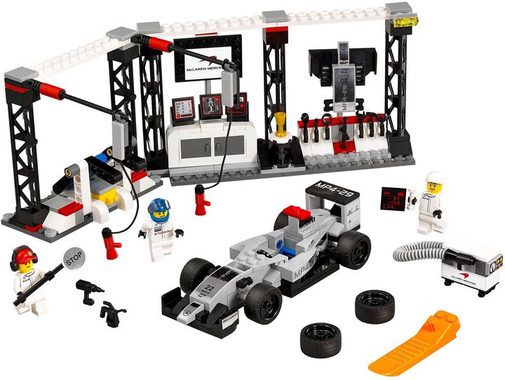 Produktbild LEGO Speed Champions McLaren Mercedes Boxenstopp (75911, LEGO Speed Champions)