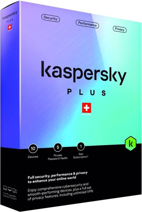 Kaspersky Plus (10 PC) (10 User, 12 months)