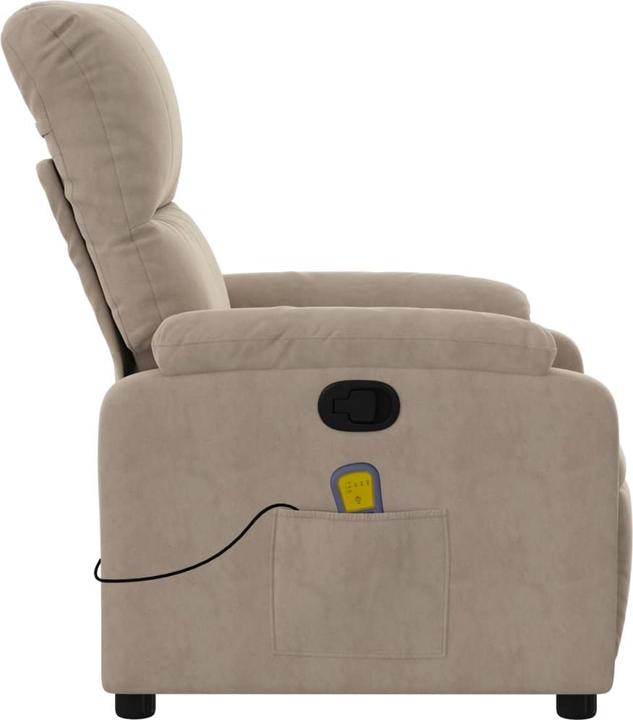 Produktbild VidaXL Massagesessel Taupe Mikrofasergewebe,Farbe: Taupe,Material