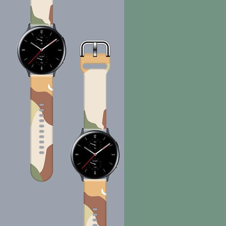 Actual product image Hurtel Strap Moro Band For Samsung Galaxy Watch 42mm Silicone Strap Camo Watch Bracelet (16) (Plastic)
