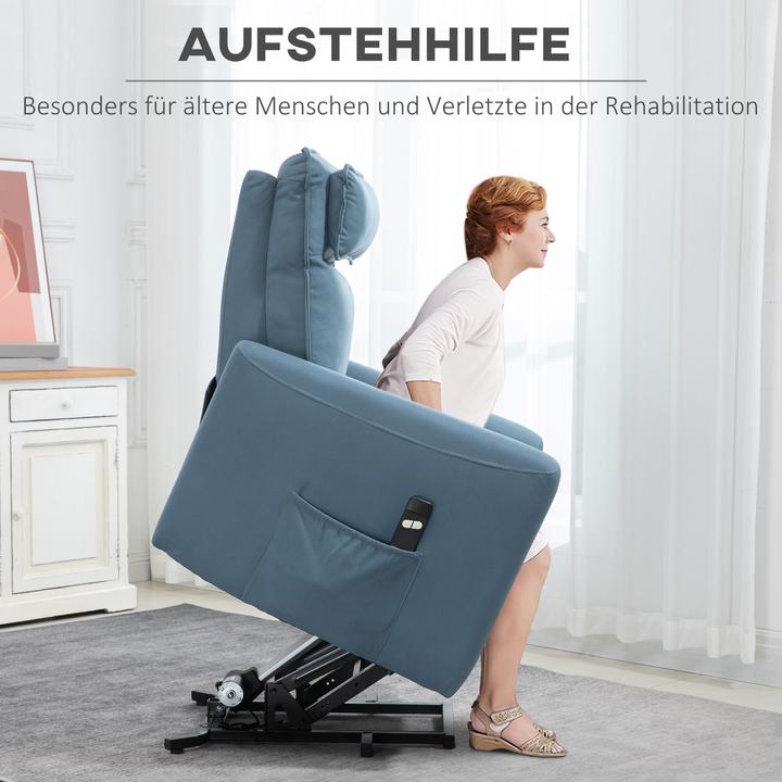 Produktbild Homcom Aufstehsessel mit ausklappbarer Fussstütze
