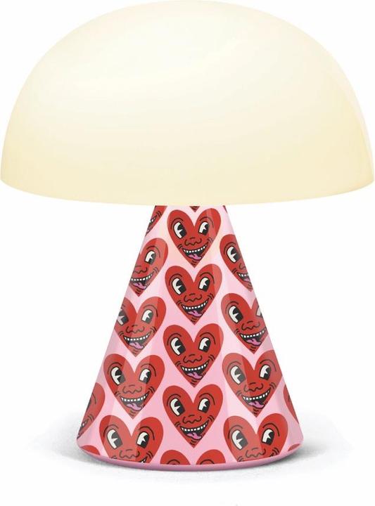 Lexon Lampe décorative KEITH HARING LOVE rose