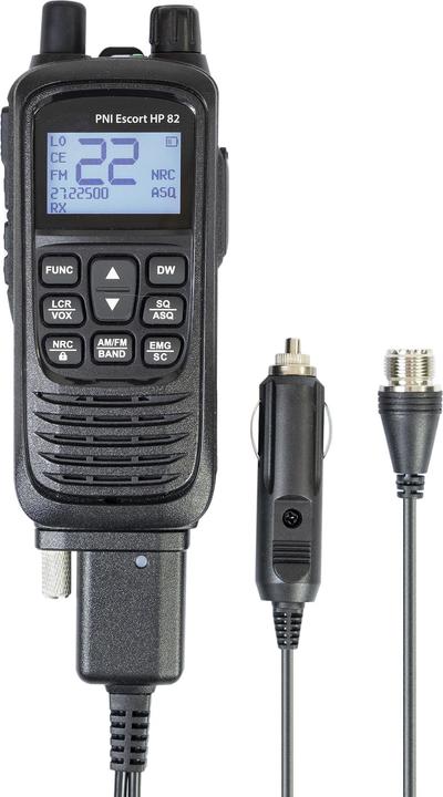 PNI Portable CB radio Escort HP 82, Multistandard, 4 W, 12 V, AM-FM, NRC, Dual Watch, Roger Bee