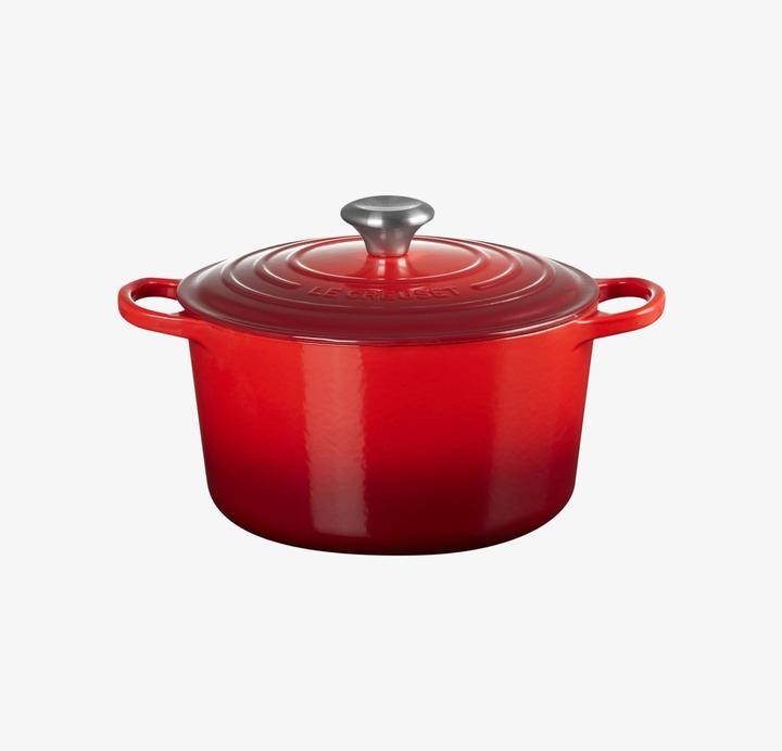 Image du produit Le Creuset Casserole en fonte (24 cm, Cocotte + faitout, Fonte, Émail)