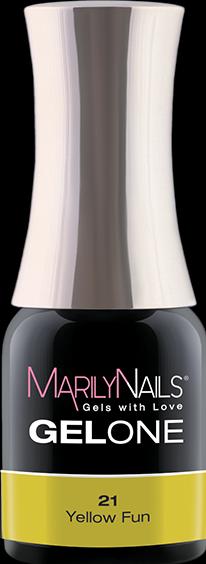 Marily Nails GELONE – 21 Yellow Fun (Yellow Fun, Gel-Effekt Nagellack)