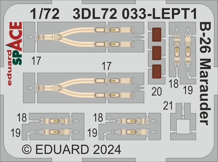 Produktbild Eduard B-26 Marauder SPACE HASEGAWA /