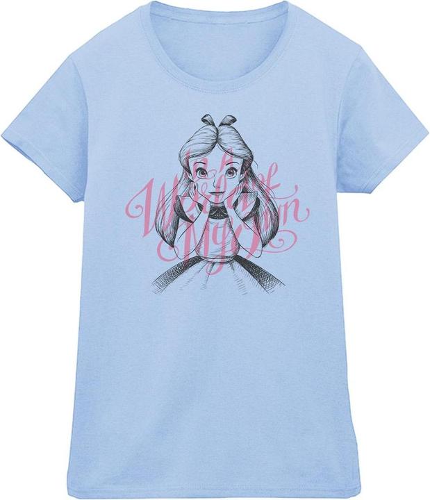 Disney Alice In Wonderland In A World Of My Own TShirt (L)