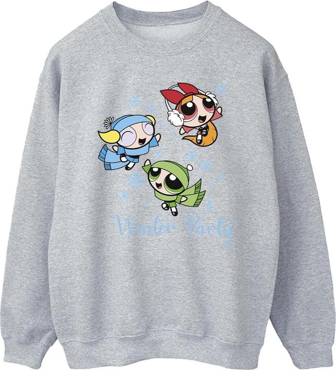 The Powerpuff Girls Girls Winter Party Sweatshirt (S)