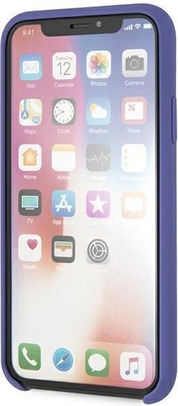 Immagine prodotto Karl Lagerfeld case for iPhone X / XS KLHCPXSLVOG hard case purple Silicone (Apple iPhone X, Apple iPhone XS)