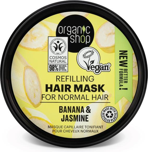 Actual product image Organic Shop Organic Jasmine & Jojoba Express Volume Hair Mask Volume Enhancing Indian Jasmine (250 ml)