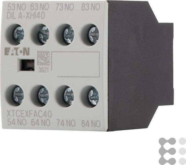 Actual product image Eaton Auxiliary contact block 4 NO contacts