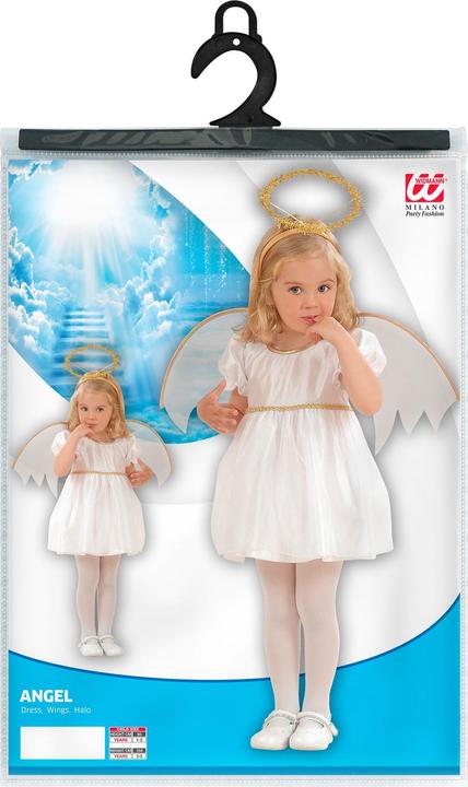 Produktbild Widmann ENGEL (Kleid, Flügel, Heiligenschein), 104 cm / 2-3 Years (98)