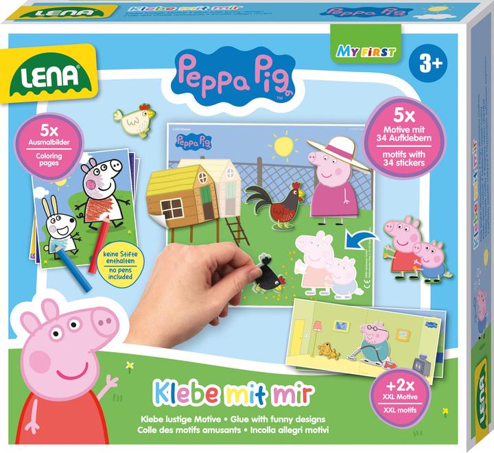 Lena Klebe mit mir Peppa Pig, Faltschachtel