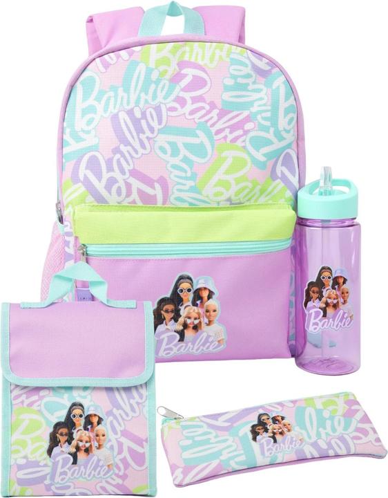 Actual product image Barbie Backpack Set (Pack of 4) (0.50 l)