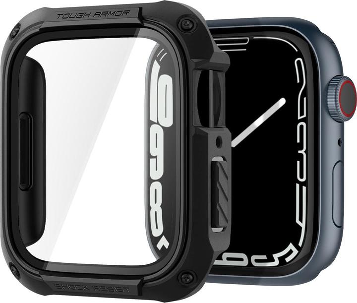 Actual product image Tech-Protect TOUGH ARMOR APPLE WATCH 7 / 8 (45 MM) BLACK