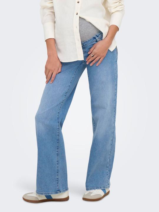 Actual product image Only Maternity OLMWAUW Mittlere Taille Weiter Beinschnitt Jeans Jeans mit weitem Bein (32)