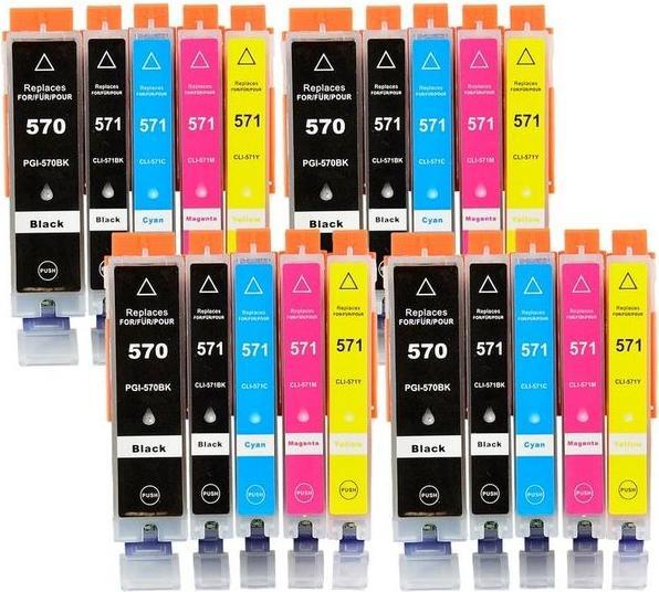 Produktbild Hermex Kompatible Tintenpatrone XL für Canon PIXMA TS5055 (M, PGBK, BK, Y, C)