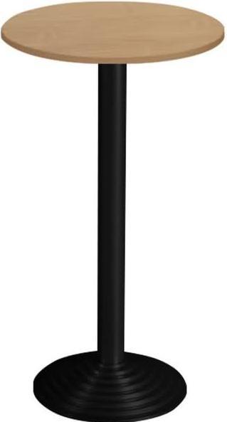 Produktbild Bisley Stehtisch rund 1 Platte Stahlsäule D 80 mm Aluminium-Gussfuss D 450 mm...