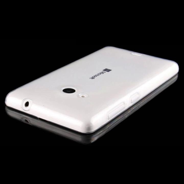 Produktbild König Design Microsoft Lumia 435 Hülle Transparent Silikon Case durchsichtige Handyhülle (Nokia Lumia 435)