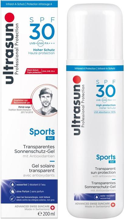 Ultrasun Sports Gel (Sonnencreme, SPF 30, 200 ml, 230 g)