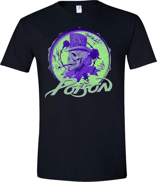 Produktbild Poison Smoking Skull TShirt (XXL)